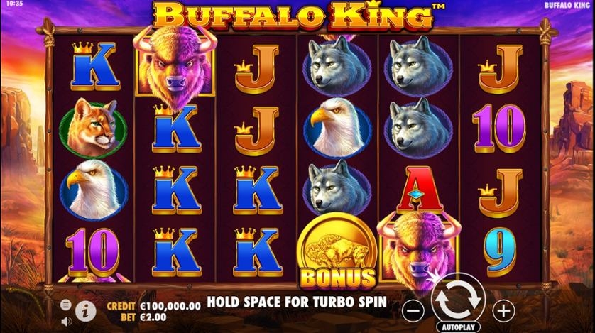 Slot Buffalo King, Guia completo Buffalo King ,Regras Buffalo King, Símbolos Buffalo King