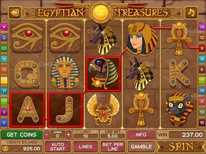 Egypt Treasure, slot online, caça-níqueis, Antigo Egito